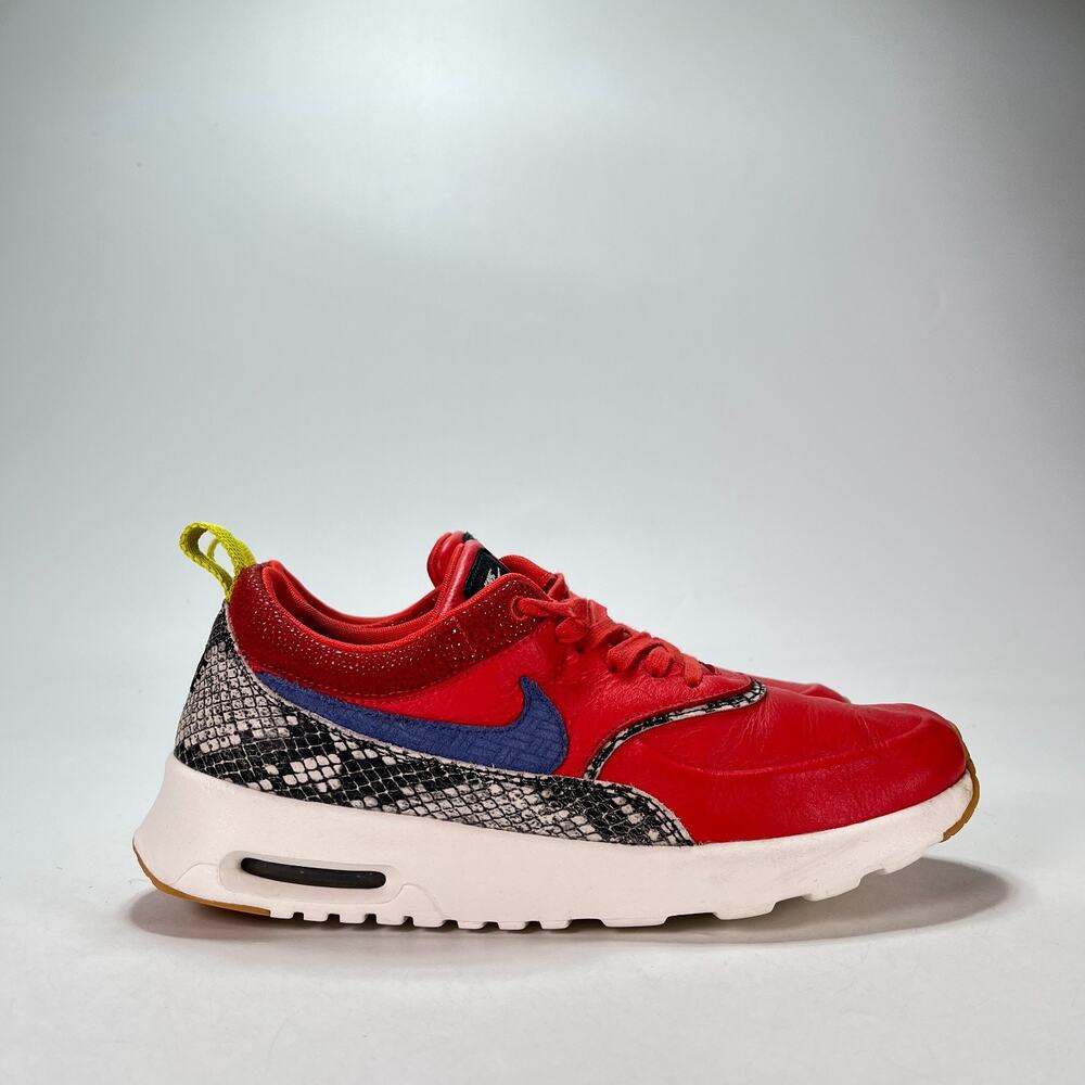 Nike Air Max Thea LX Max Orange Snakeskin Sneakers 881203-800 Women's Size 9.5